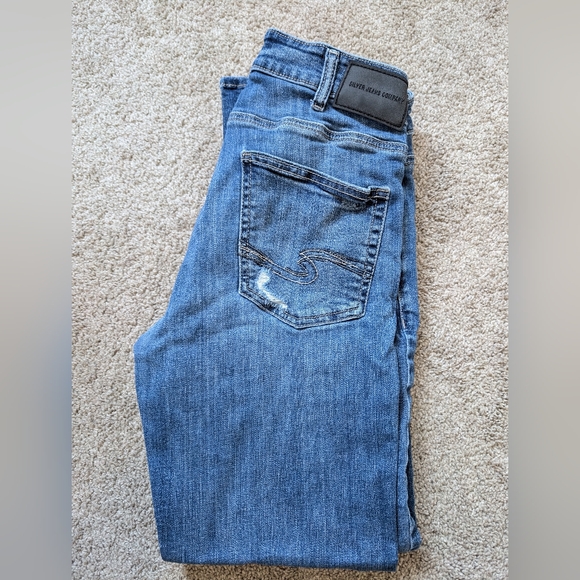 Men's Silver Jeans - Allan Style - 33W / 30L - Like New - Picture 1 of 2